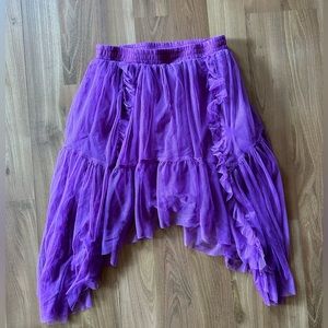 Purple Disney D-Signed tulle skirt like new Sz L Large